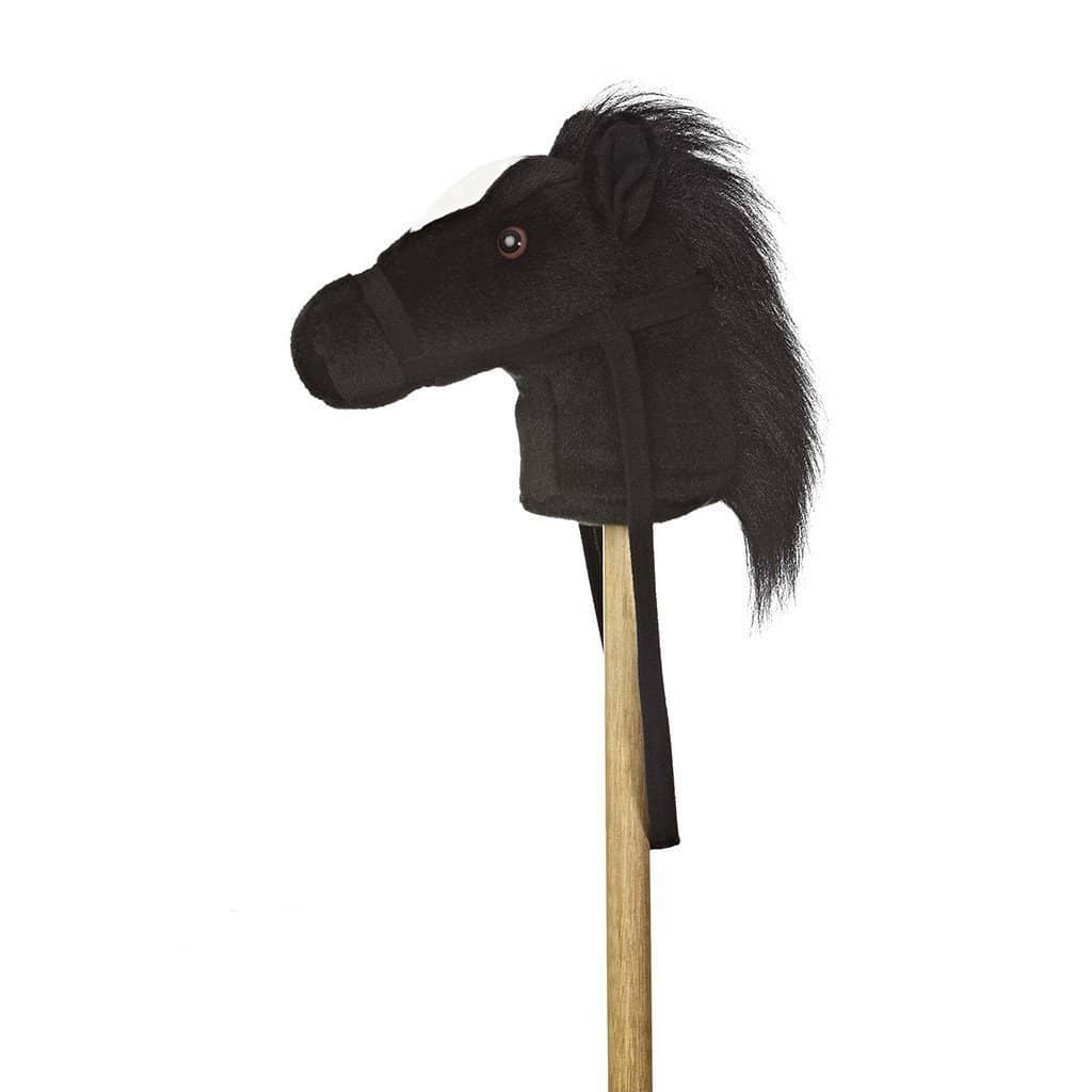 Black Giddy-Up Stick Pony 37″