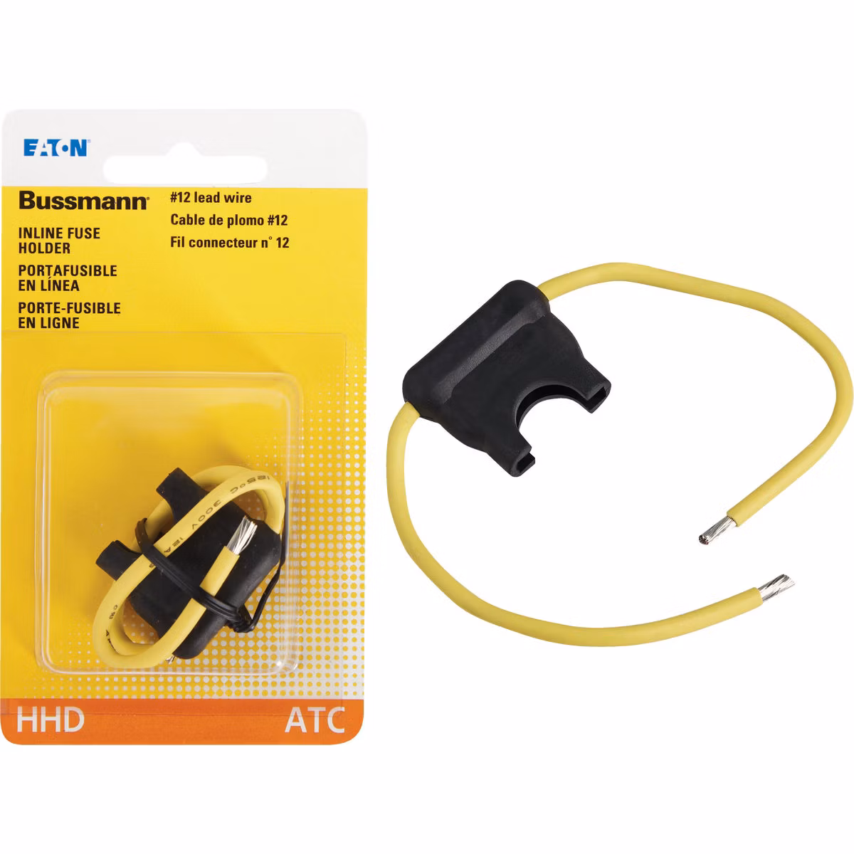 Bussmann 20-Amp #12 ATC Inline Blade Fuse Holder