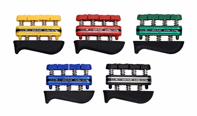 CanDo Digi-Flex Hand Exerciser, Set of 5 (Without Rack)