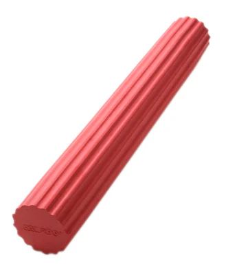 CanDo Twist-n-Bend Flexible Exercise Bar, Red (12″)