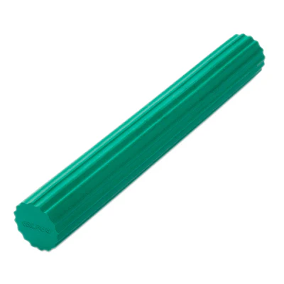 CanDo Twist-n-Bend Flexible Exercise Bar, Green (12″)