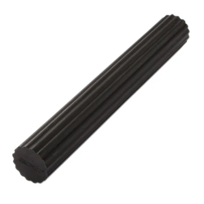 CanDo Twist-n-Bend Flexible Exercise Bar, Black (12″)
