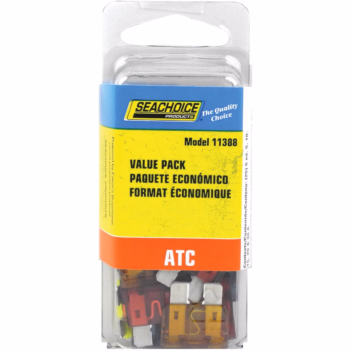 Seachoice Marine ATC Blade Fuse Assortment (25-Pack)