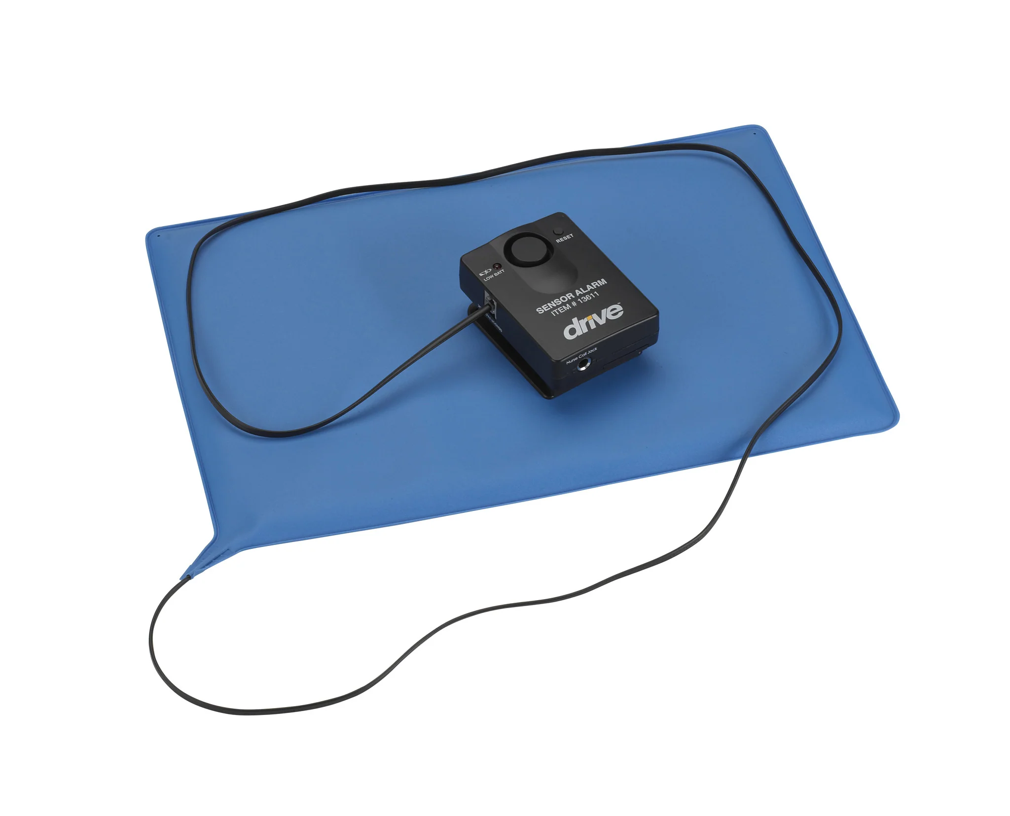 Pressure Sensitive Bed Chair Patient Alarm with Reset Button, 10″ x 15″ Chair Pad