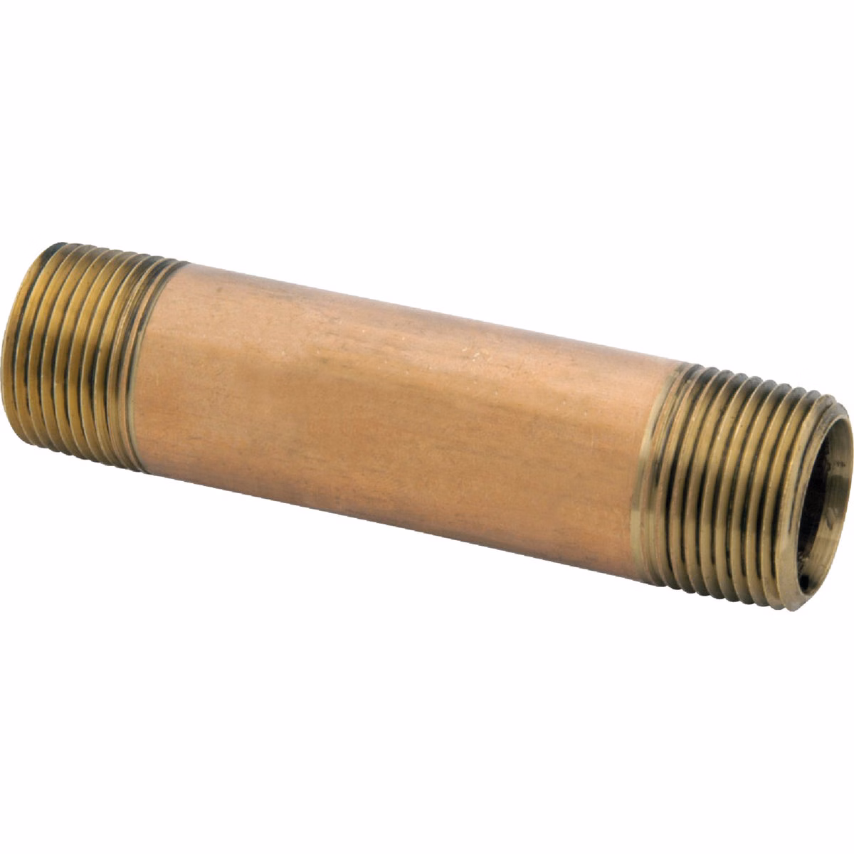 Anderson Metals 1/8 In. x 5 In. Red Brass Nipple