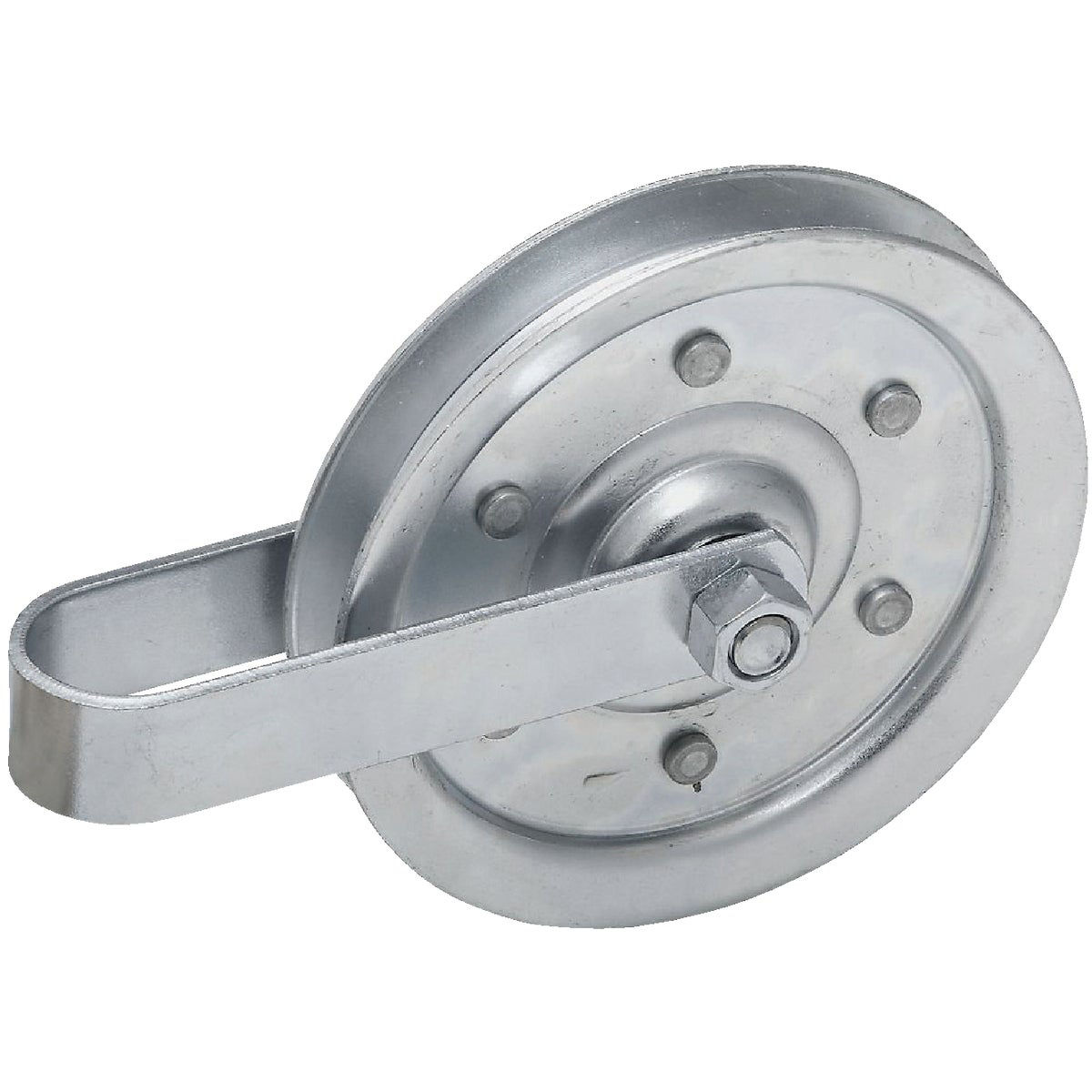 Prime-Line 4 In. Pulley with Strap and Axle Bolt