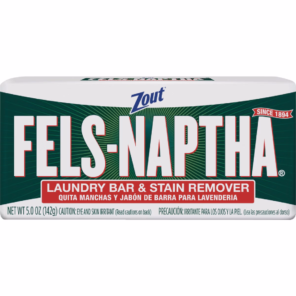 Zout Fels Naptha 5 Oz. Laundry Bar & Stain Remover