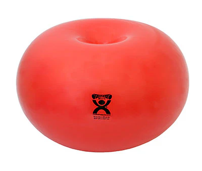 CanDo Donut Ball, 30″ Dia x 16″H (75cm dia. x 40cm H), Red