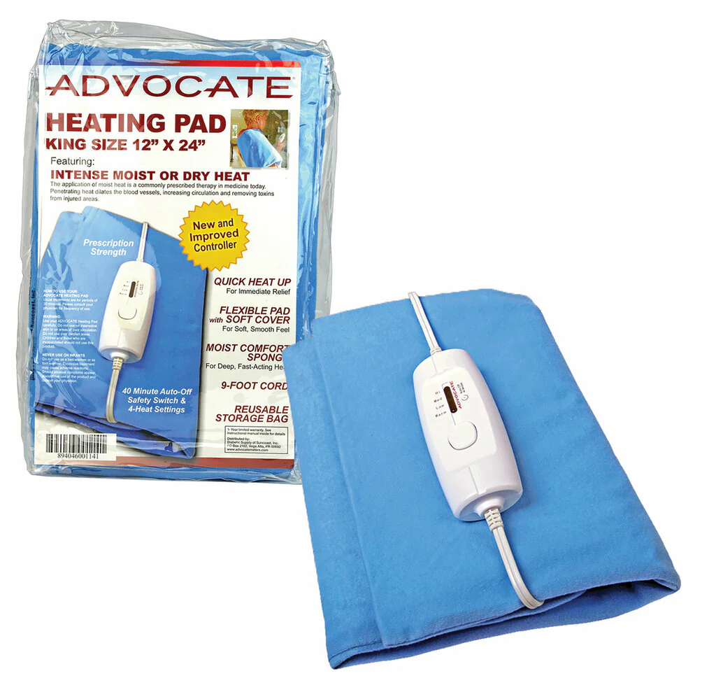 Advocate Heating Pad, King Size, 12 x 24″