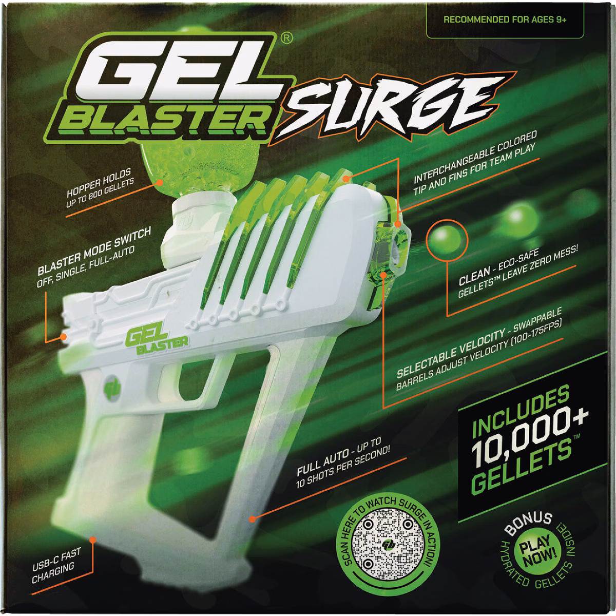 Gel Blaster Surge Rechargeable Water Gellet Toy Blaster