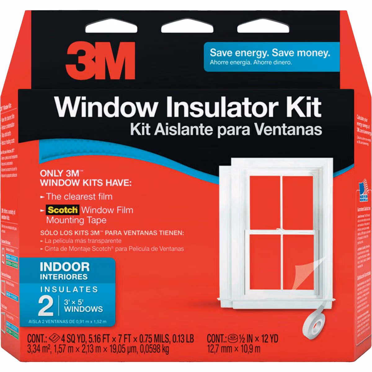 3M 62 In. x 84 In. Indoor Window Insulation Kit (2-Pack)
