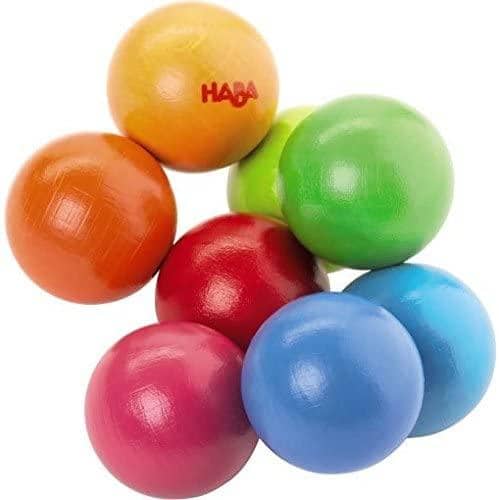 Magica Wooden Baby Rattle, Clutching Toy & Teether (Made In Germany)