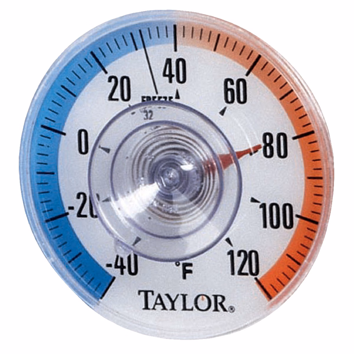 Taylor 3.5 In. Stick-on Dial Window Thermometer