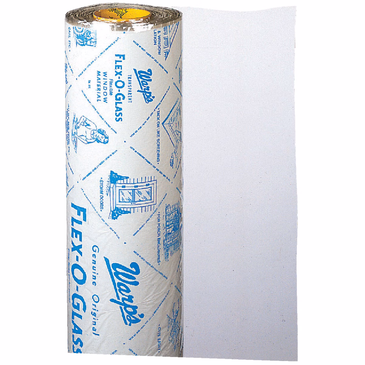 Warp's Flex-O-Glass 48 In. X 75 Ft. Clear 4 Mil. Plastic Sheeting