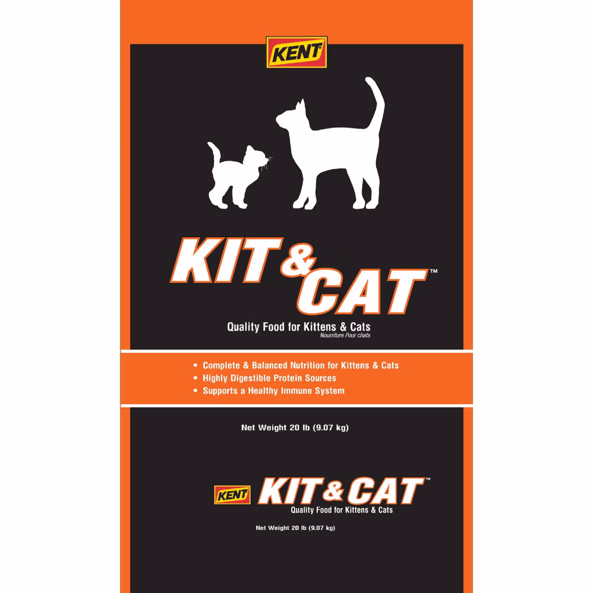Kent Kit & Cat 20 Lb. All Ages Dry Cat Food