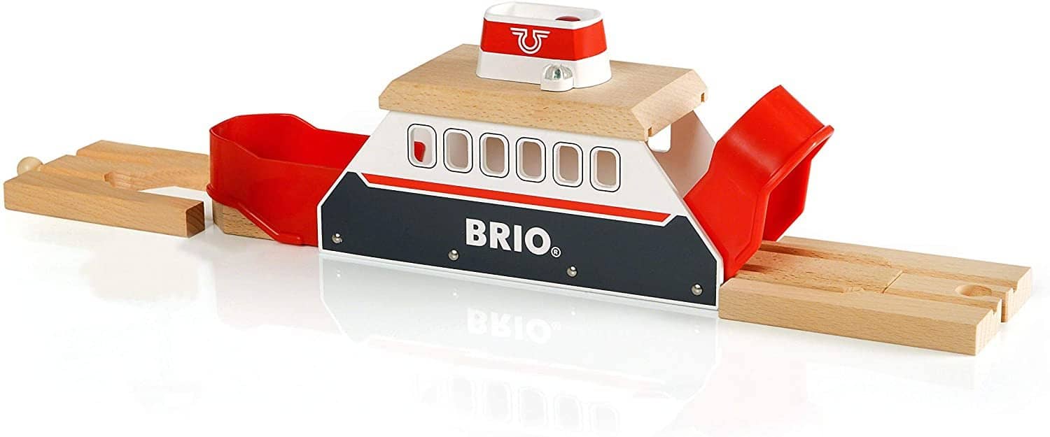 Brio World – 33569 Ferry Ship | 3 Piece Toy Train Accessory For Kids Ages 3 And Up