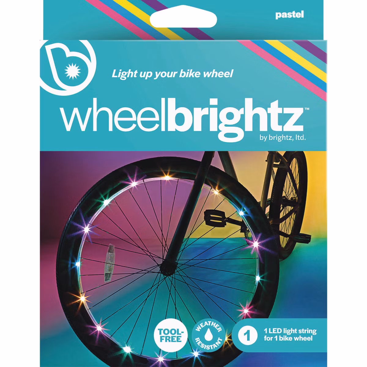 Wheelbrightz LED Pastel Bicycle Light