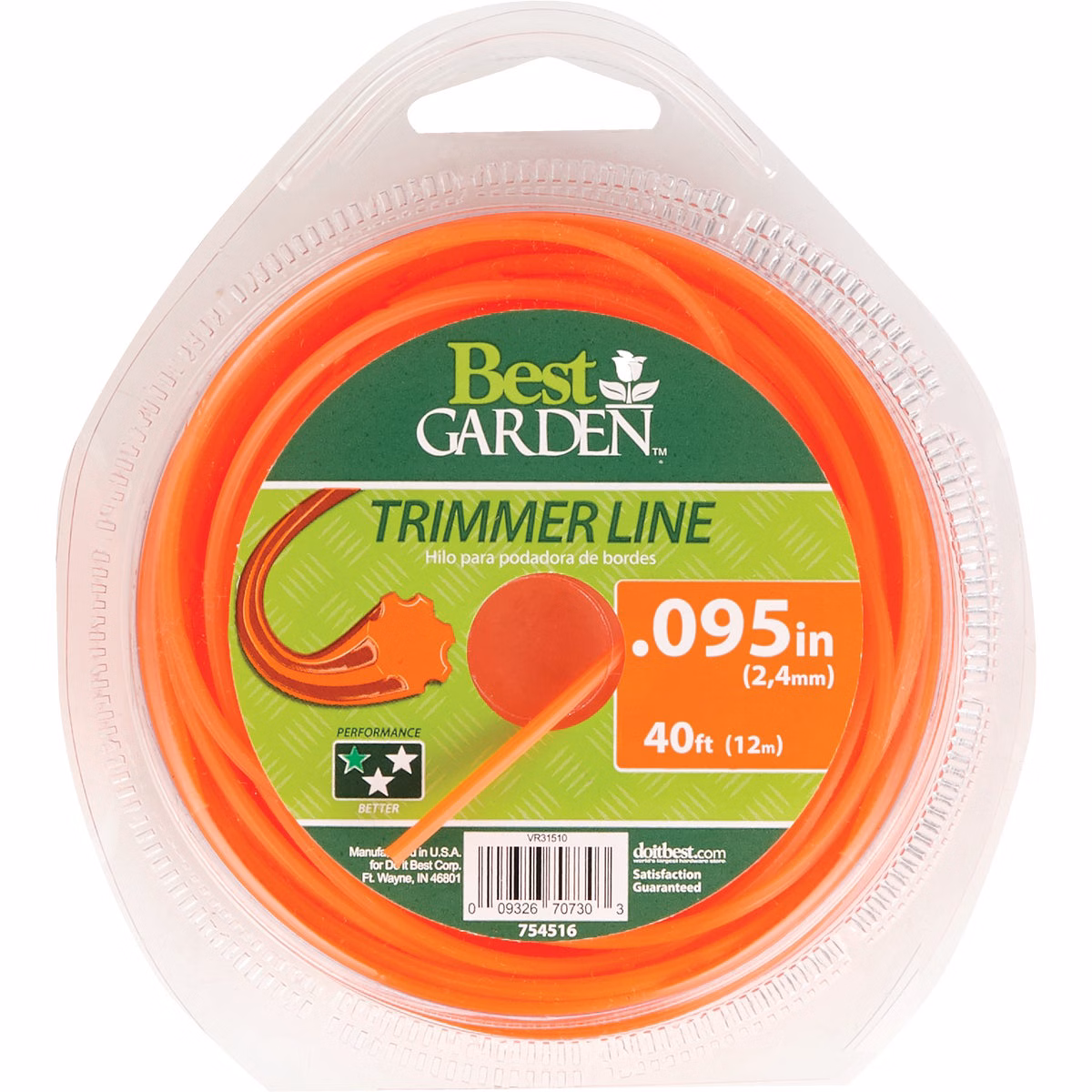 Best Garden 0.095 In. x 40 Ft. Universal Geared Trimmer Line