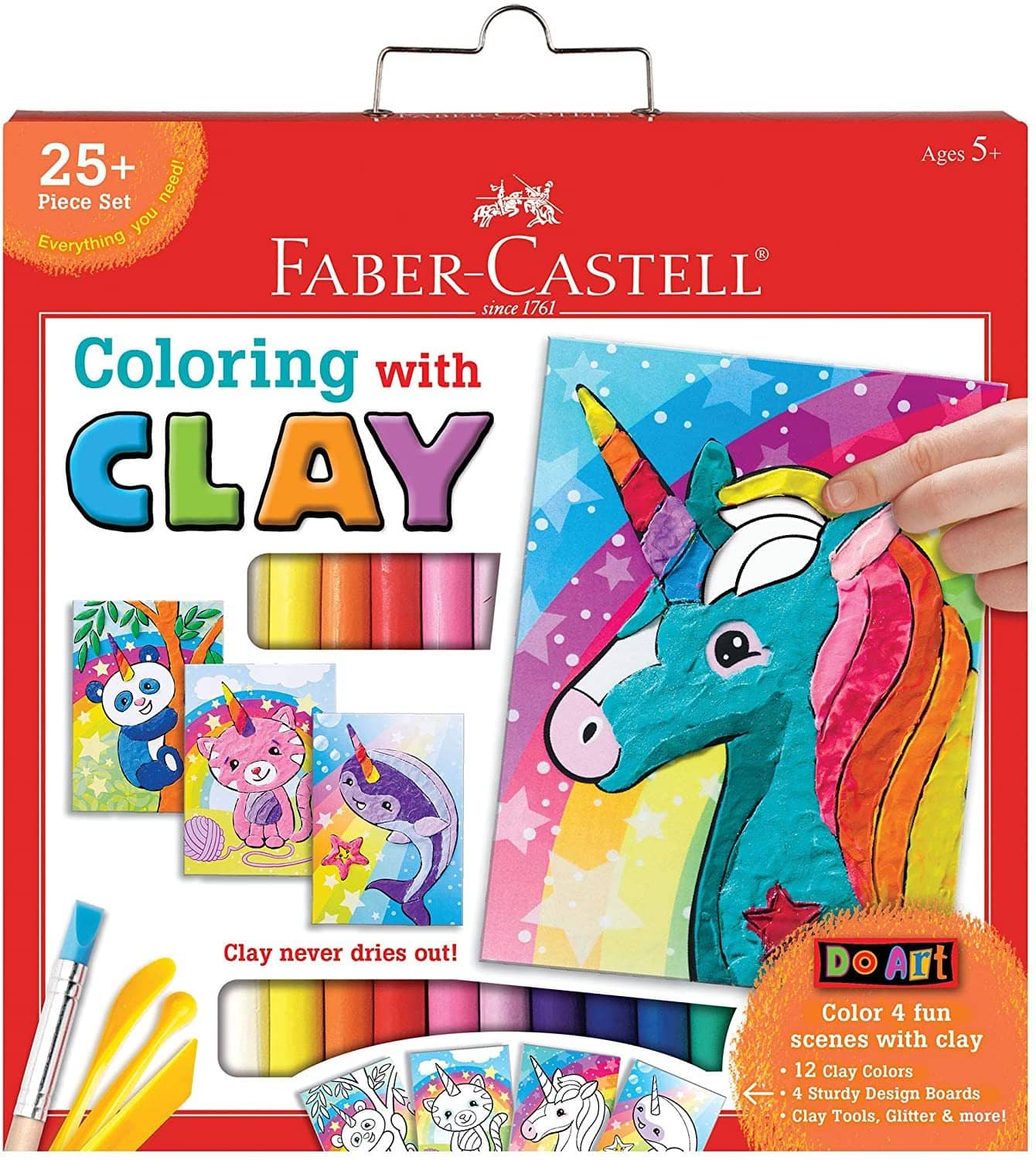 Coloring With Clay Unicorn And Friends