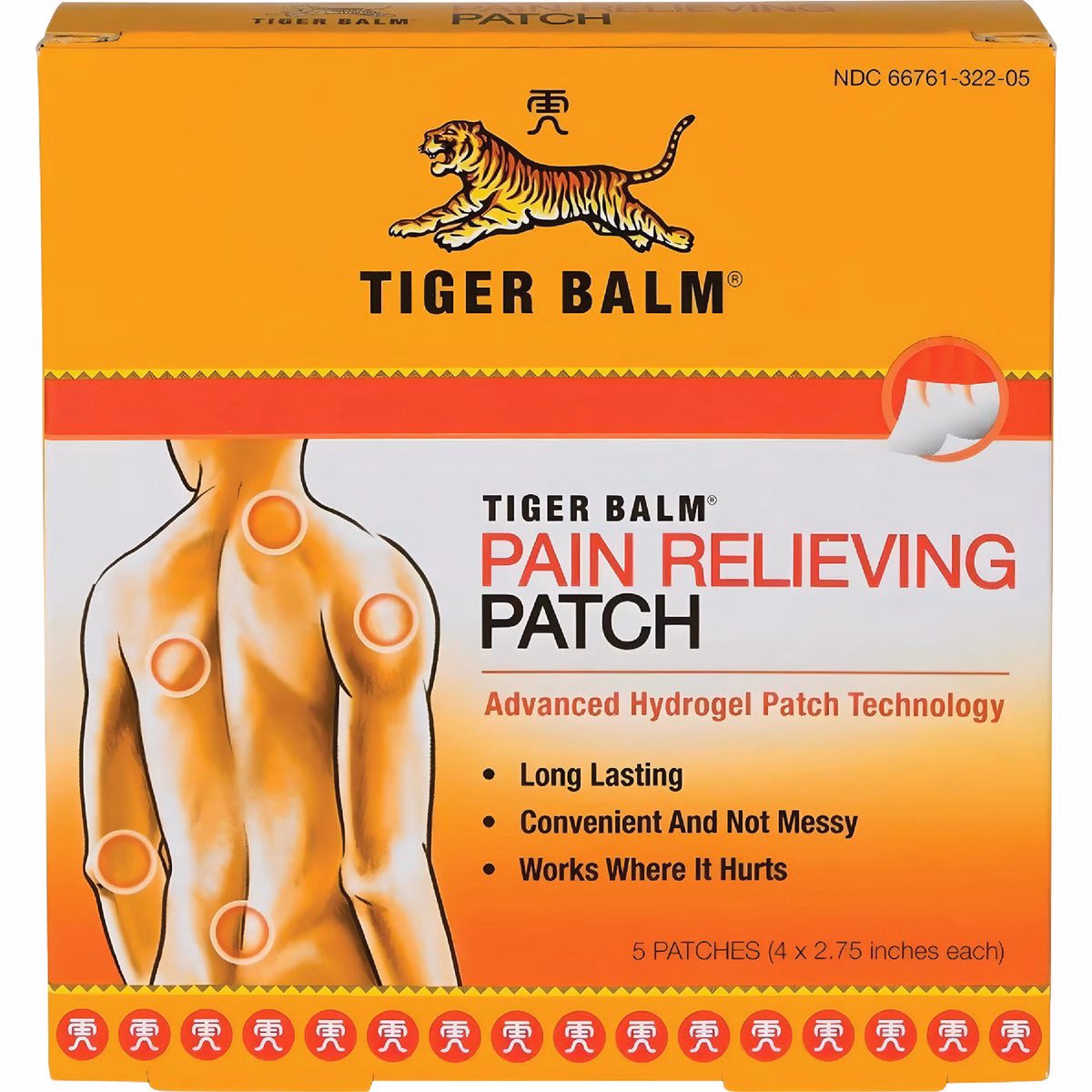 Tiger Balm Small Pain Relieving Patch (5-Count)