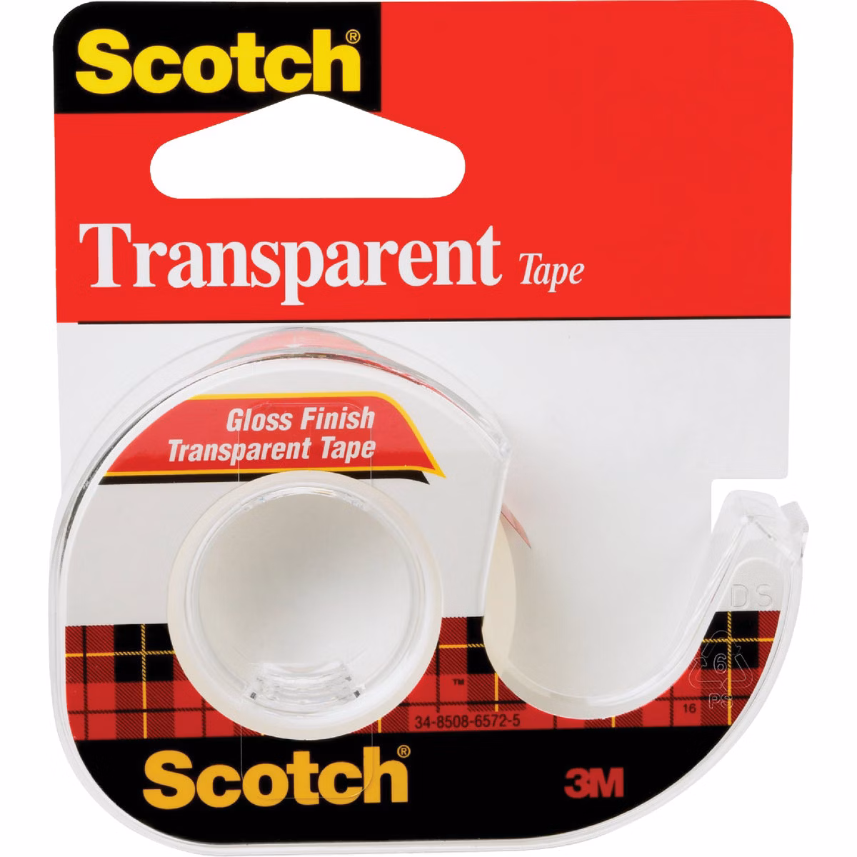 Scotch Transparent Tape, 1/2 In. x 1000 In.