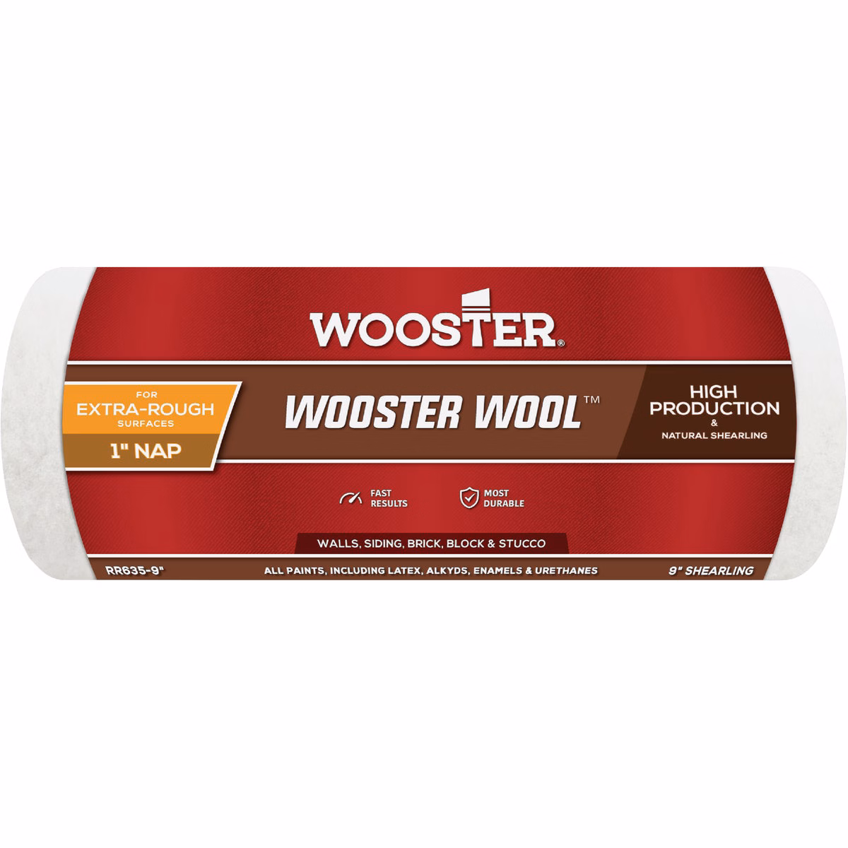 Wooster Wool 9 In. x 1 In. Lambskin Paint Roller Cover