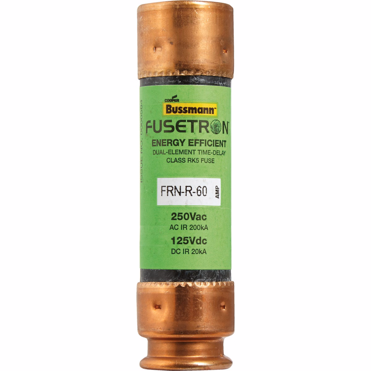Bussmann 60A FRN-R Cartridge Heavy-Duty Time Delay Cartridge Fuse