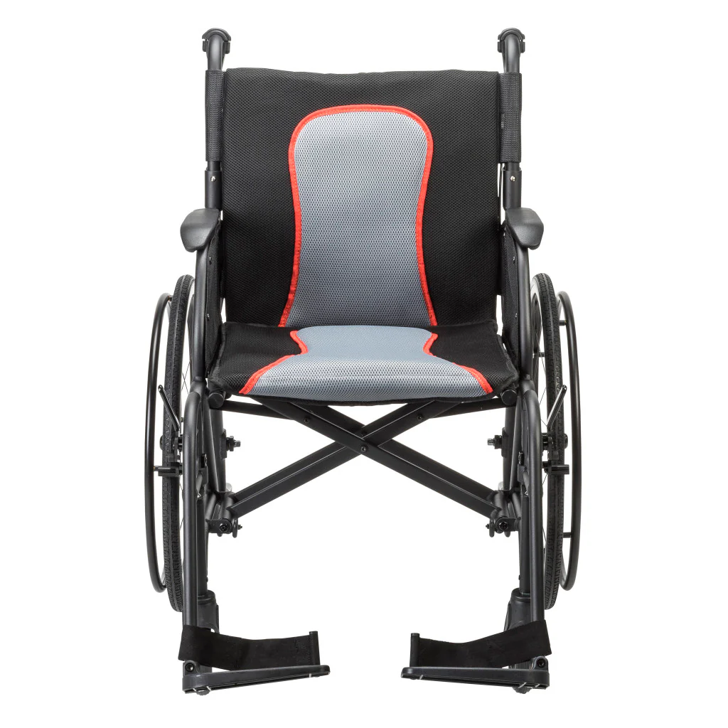 AeroFly Ultra-Lite Wheelchair, 18″, Black