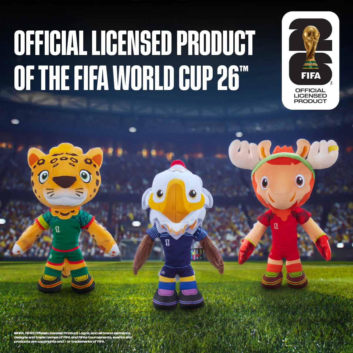 FIFA World Cup 2026 USA 8-Inch Plush - Official Clutch Bald Eagle Mascot - Image 2
