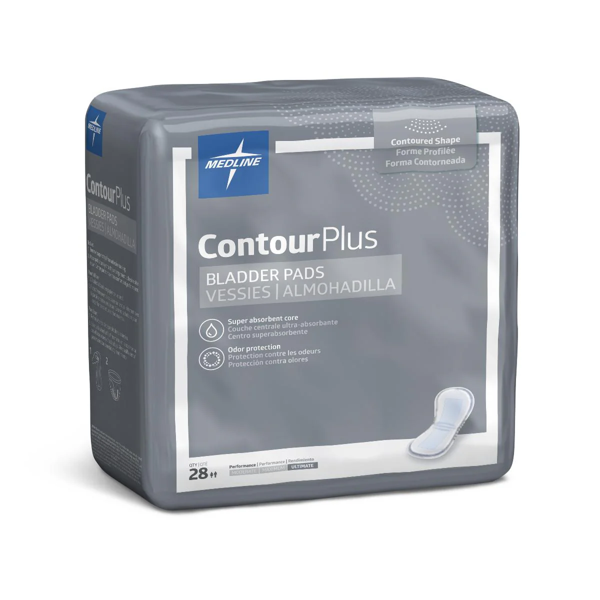 ContourPlus Bladder Control Pad, 8″ x 17″ (case of 168)
