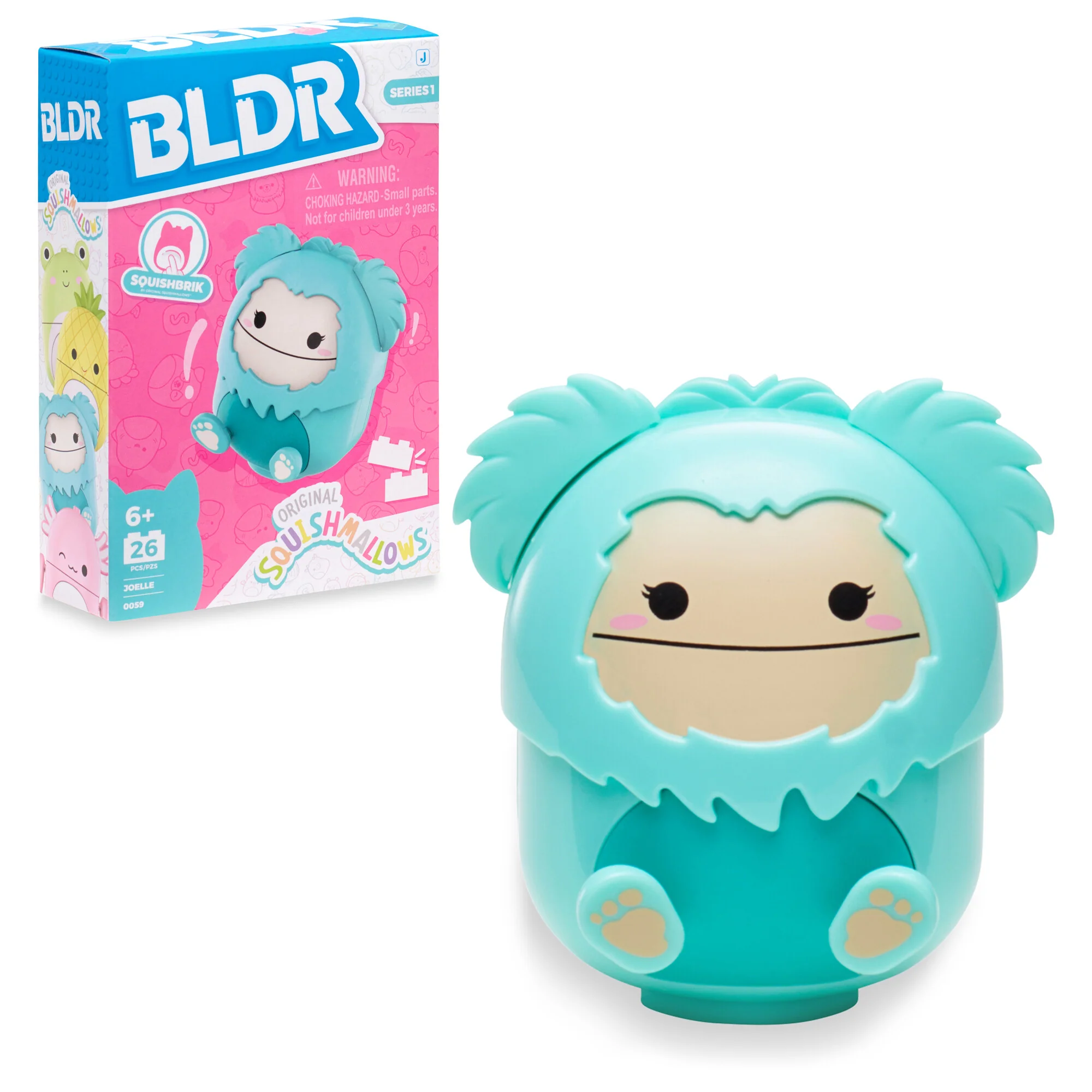 Squishmallows Joelle the Bigfoot Buildable Figure