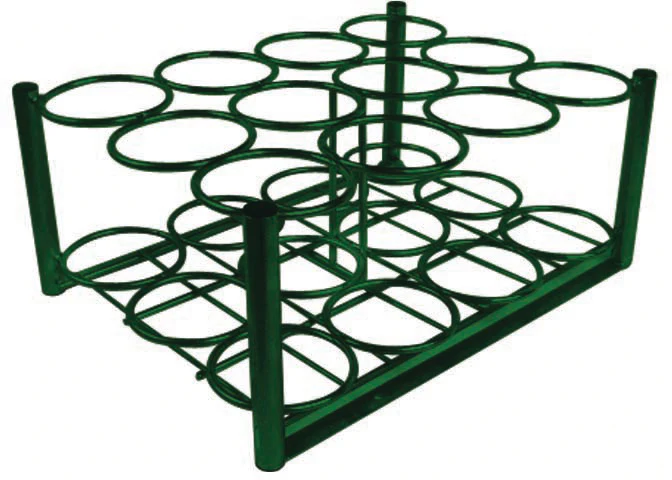 M6 Cylinder Rack, 12 Cylinder Capacity (1EA)
