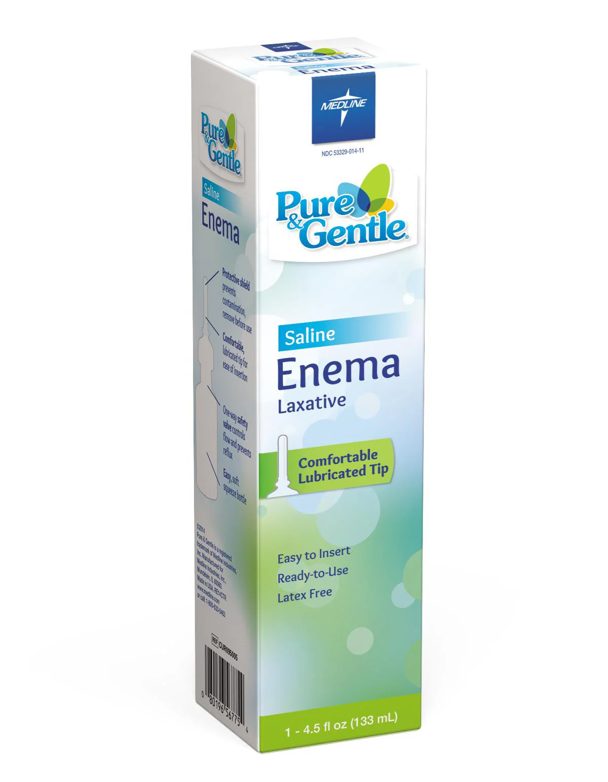 Pure & Gentle Disposable Sodium Phosphate Enemas, Packaged Individually, 4.5oz. (1EA)