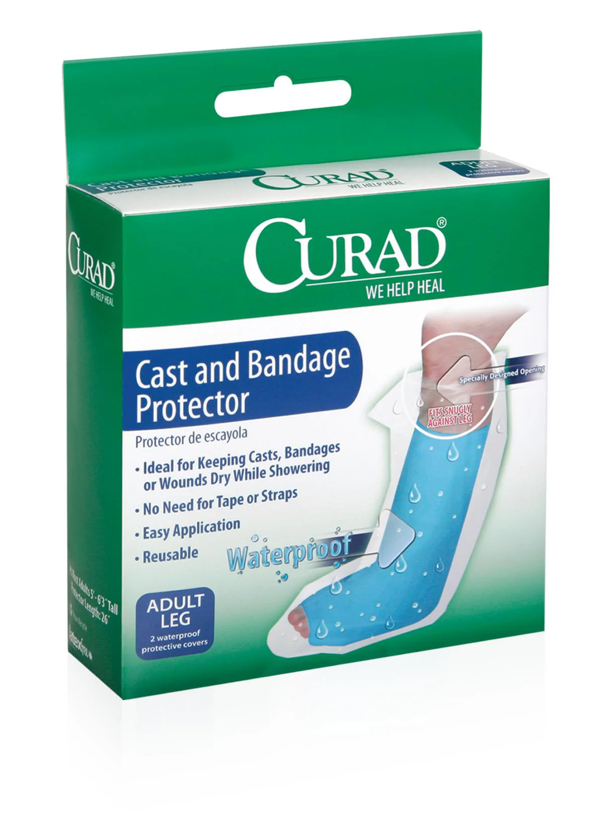 CURAD Cast Protector, Adult, Leg (case of 6)