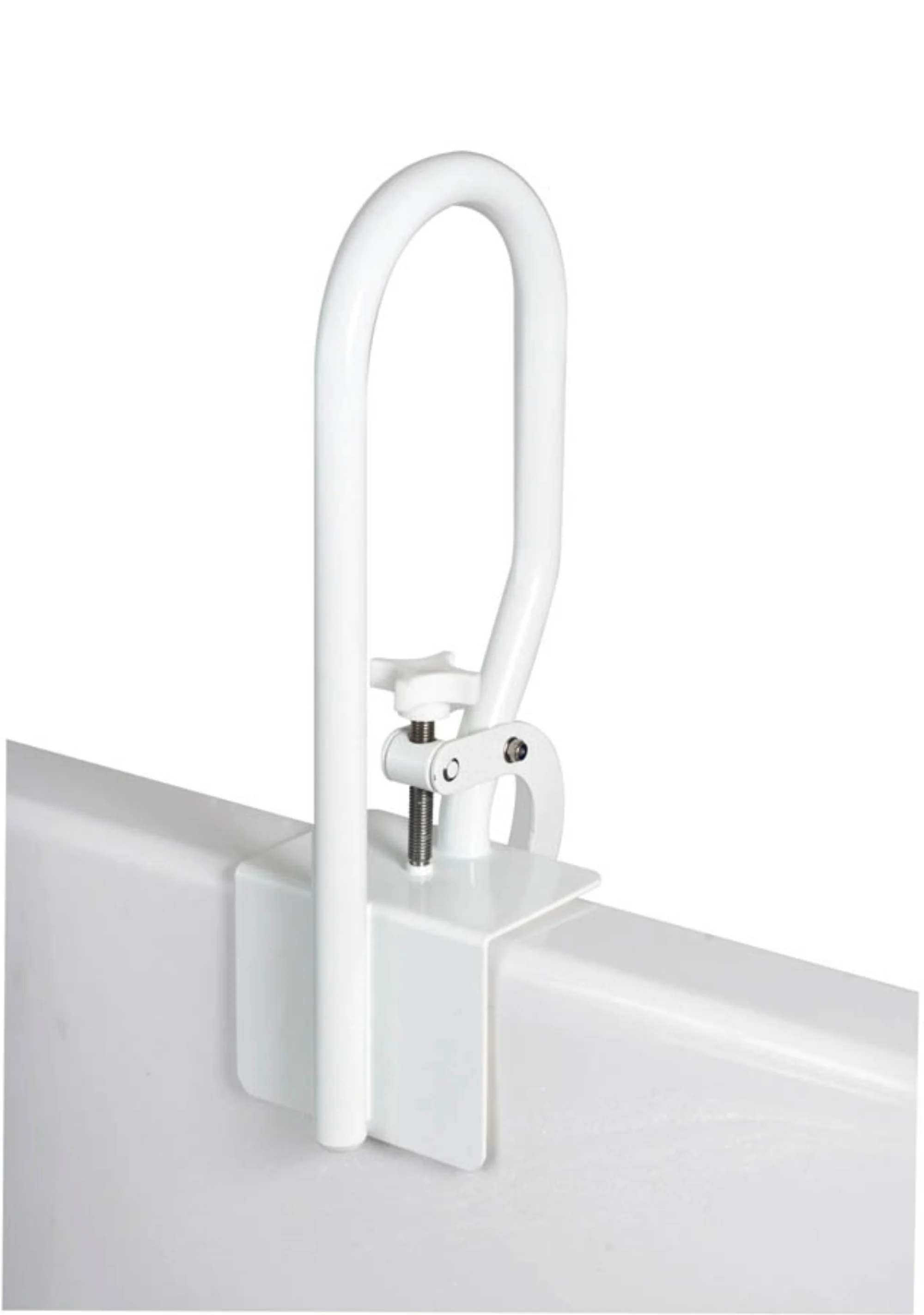 White Bathtub Rail