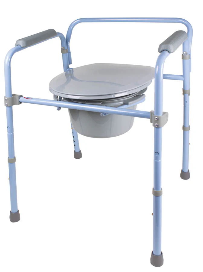 Deluxe Folding Commode