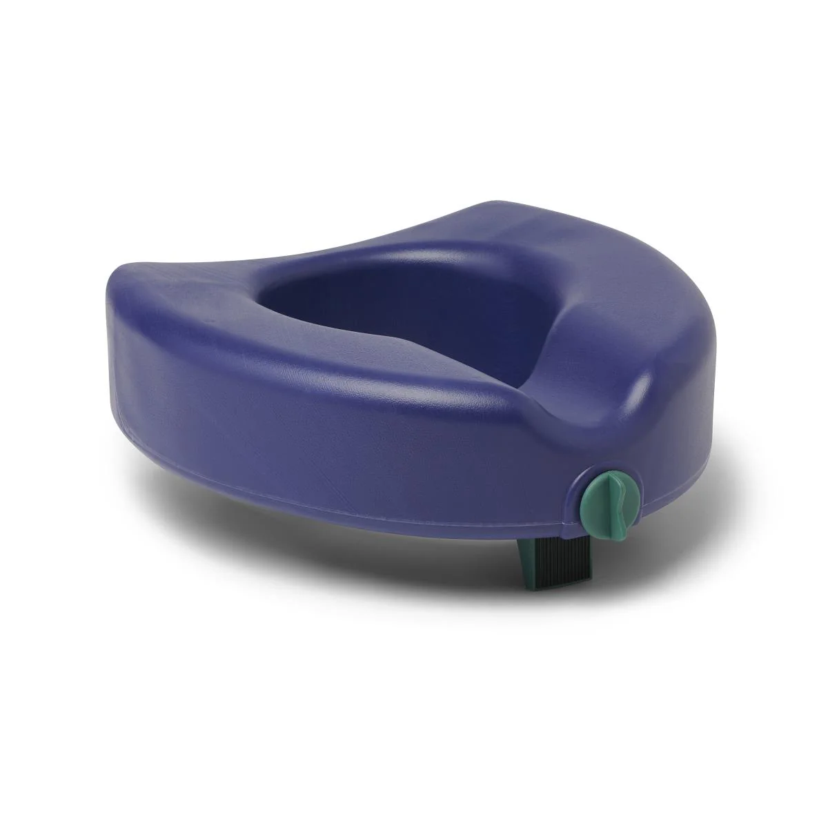 5″ Raised Locking Toilet Seat, Blue