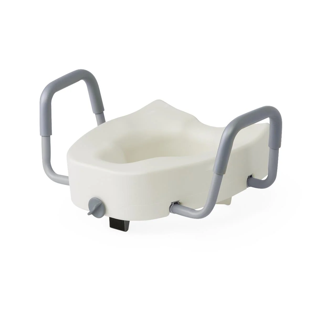 5″ Raised Locking Toilet Seat, With Arms