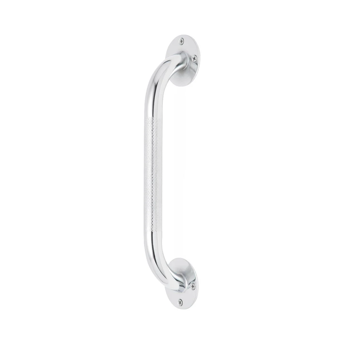Knurled Chrome Grab Bar, 12″
