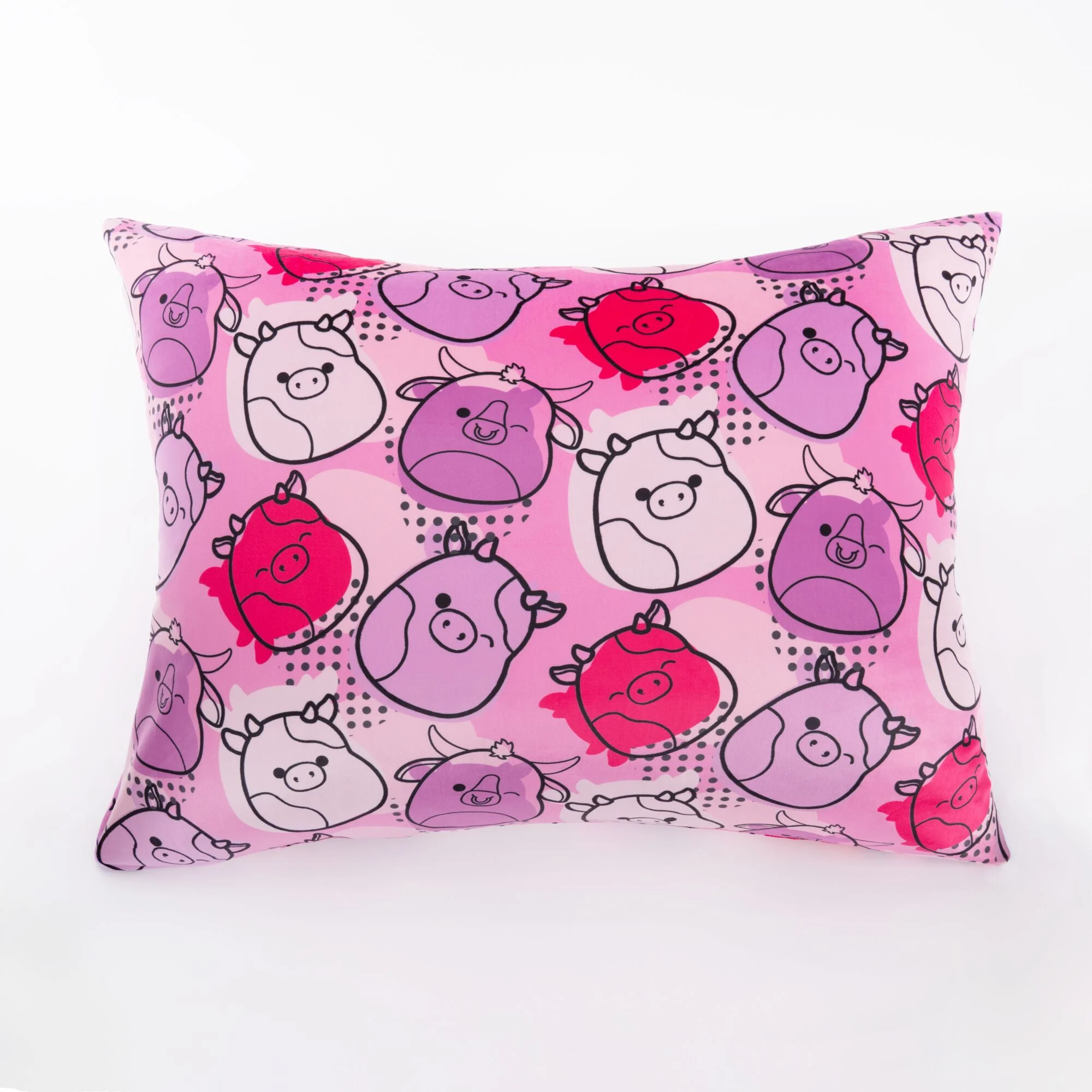 “Comic Pop” Pink SquishPillow Pillowcase (Standard)