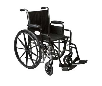 ProBasics K2 Wheelchair with 18″ x 16″ Seat and Swing-Away Footrests