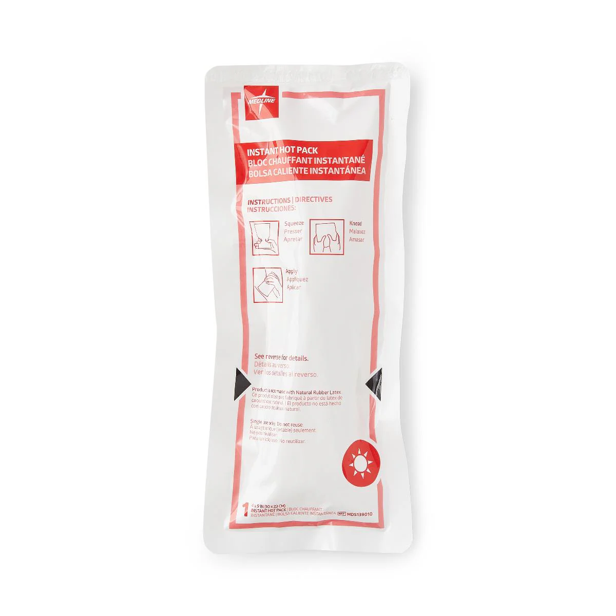 Instant Hot Packs, Slim, 4″ x 9″