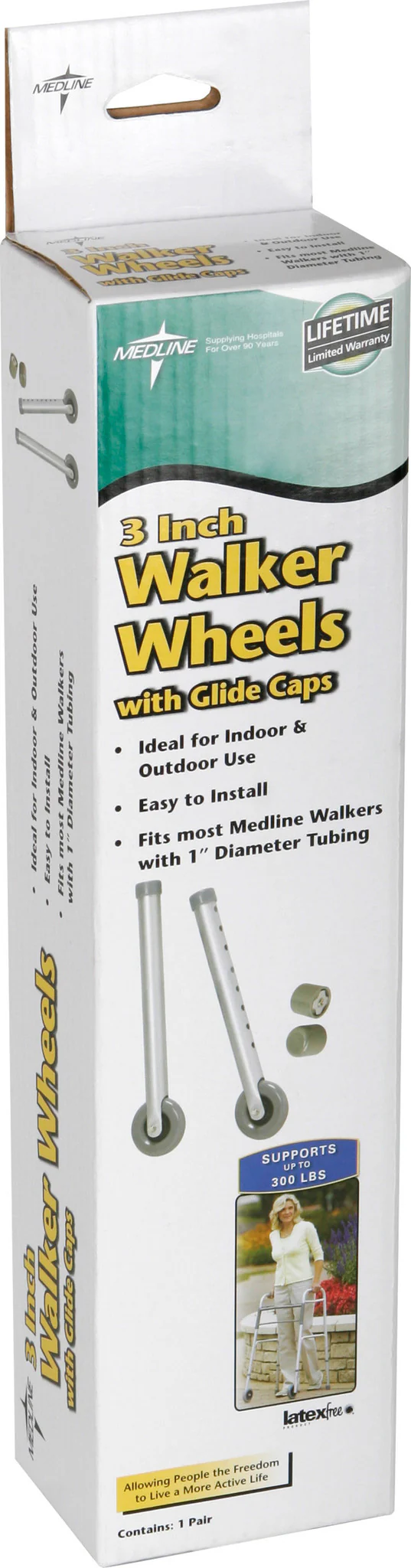 3″ Casters for Walker (set of 2)