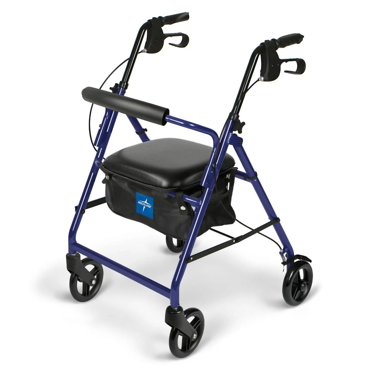 Basic Rollator with 6″ Wheels, Blue