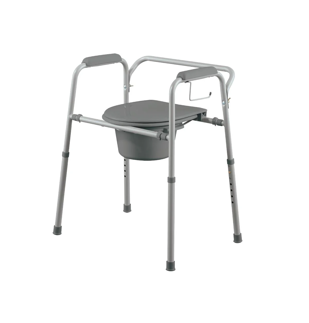 Knockdown Steel Bedside Commode (1EA)