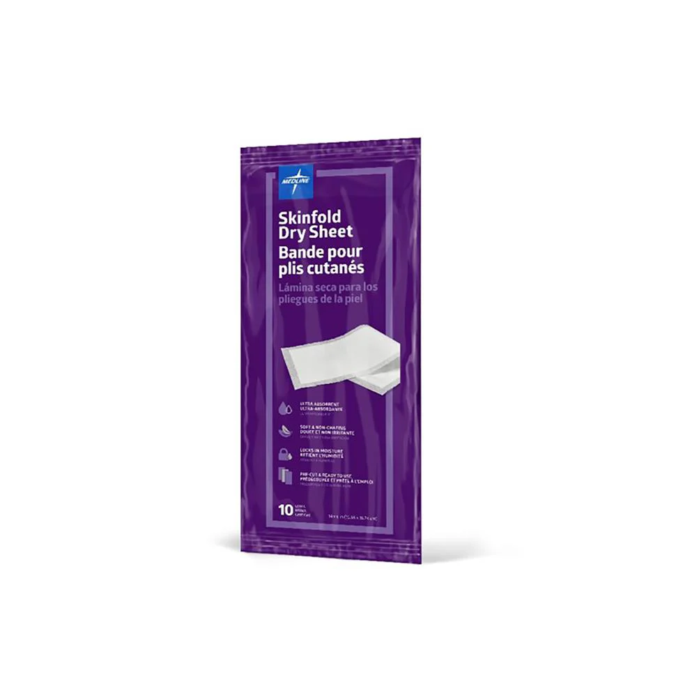Skinfold Dry Sheet, 6″ x 14″ (case of 250)