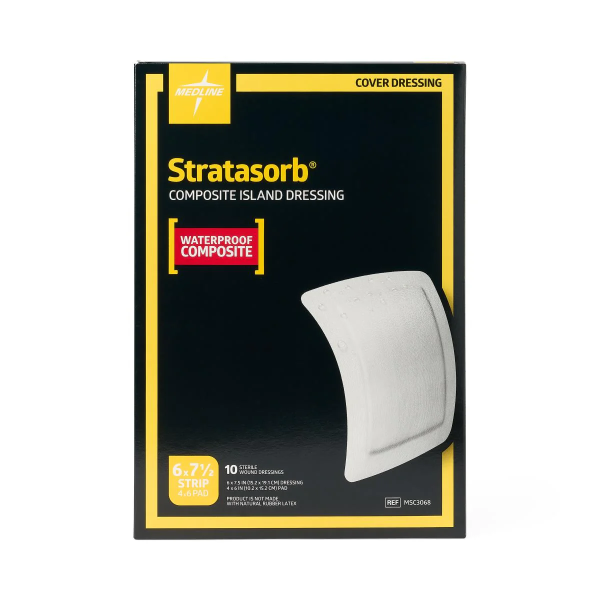 Stratasorb Composite Dressings, 6″ x 7.5″ (case of 100)