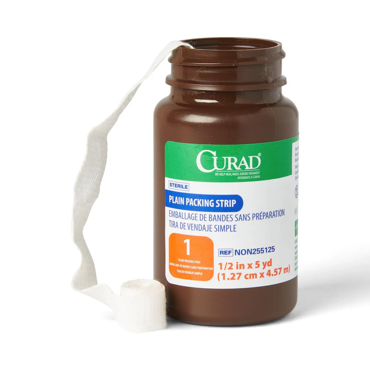 Packing Strip Gauze, Plain, 1/2″ x 5 yd, Sterile (1EA)