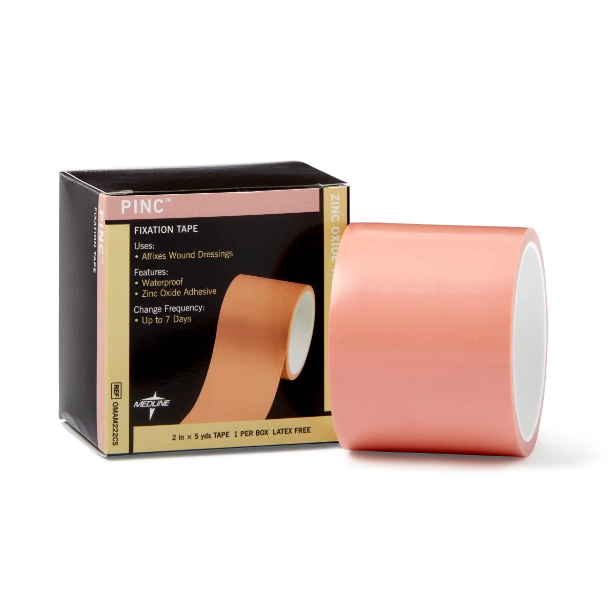 Pinc Zinc Oxide Fixation Tape, 2″ x 5 yd. (case of 36)