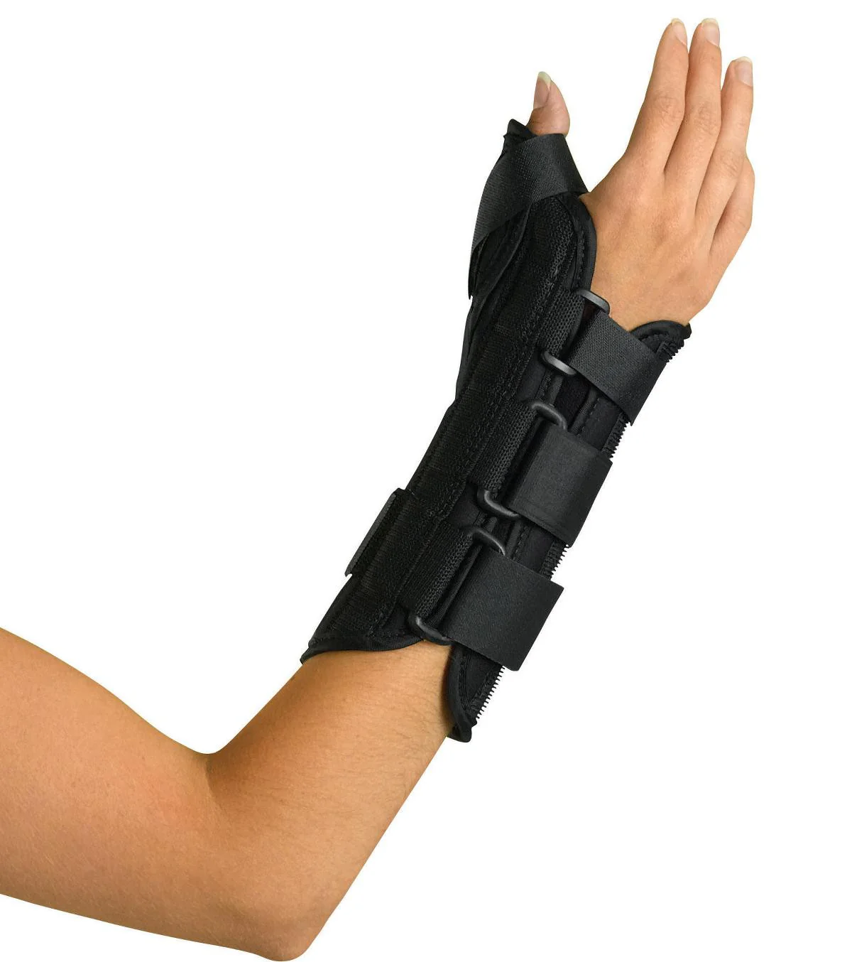 Wrist and Forearm Splint with Abducted Thumb, Large, Right